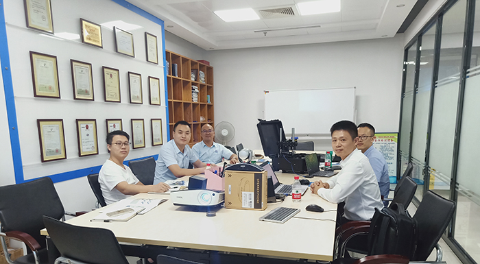 LMI公司华南区经理一行来访三瑞科技参观交流